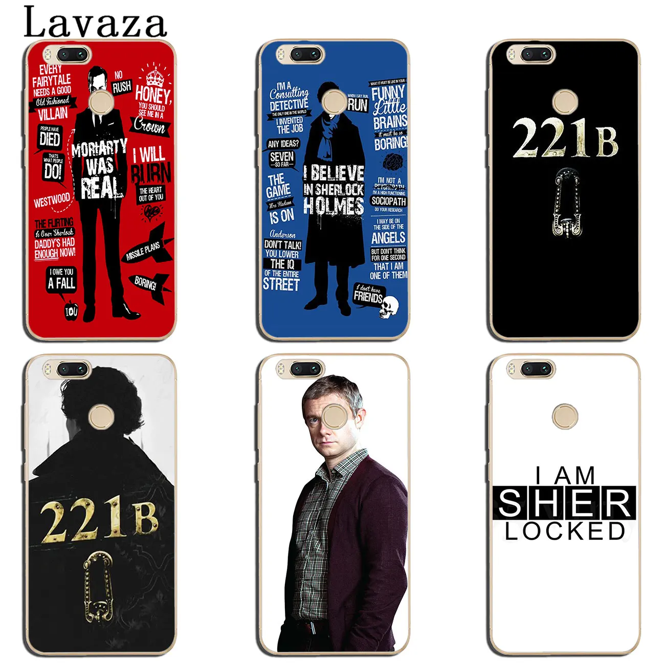 Чехол для телефона Lavaza 221B Sherlock Holmes Xiaomi 9 9T A3 PRO CC9 CC9E 8 A2 Lite SE A1 pocophone f1 6 6X 5S 5X MAX 3 |