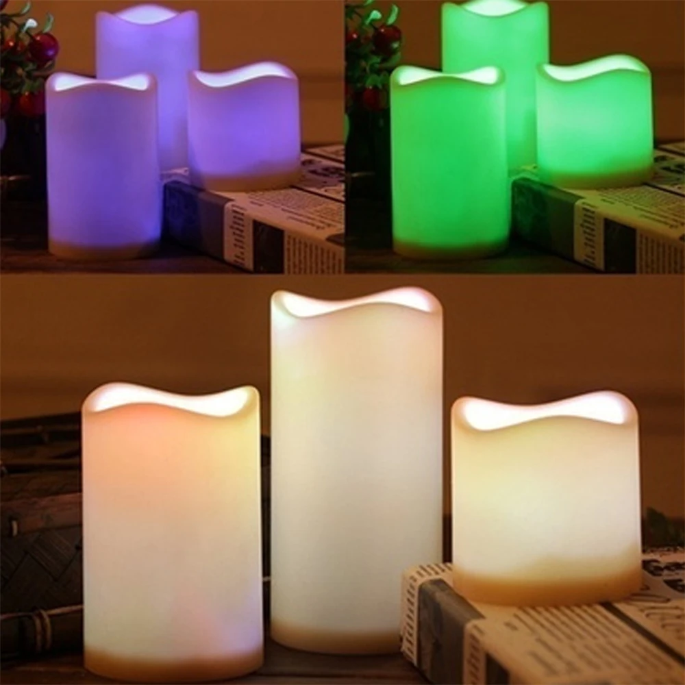 2019 Colorful Candles Light Romantic Smokeless LED Tealight for Flameless Drop Shipping | Дом и сад