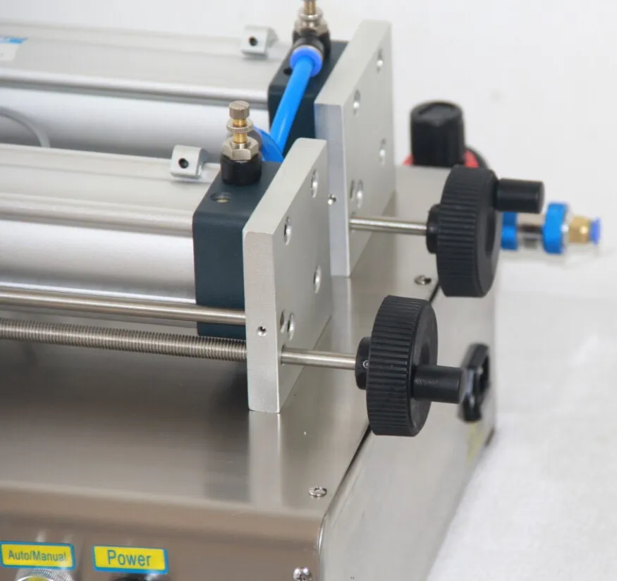 Машина для розлива крема с двойными головками Пневматический поршневой