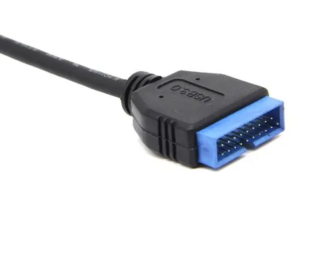 0 2 M USB 3 1 type c Мини 20 pin Передняя панель заголовок к Стандартный 19/20pin удлинитель см
