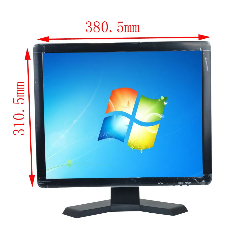 17 &quotдюймовый ЖК 4:3 дисплей цветной монитор экран BNC/VGA/AV/HDMI вход с подставкой для