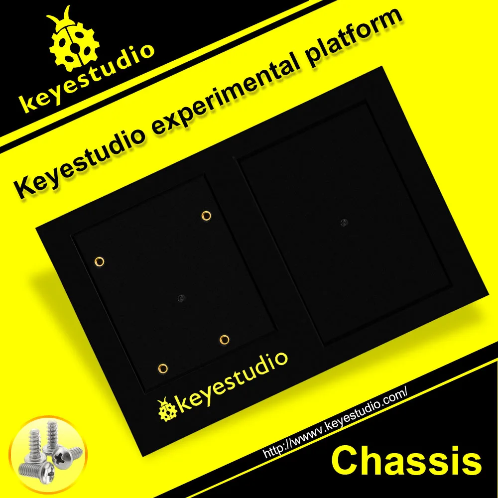 

1PCS Keyestudio ABS Experimental Platform Base-Plate for UNO R3 holder+breadboard/MEGA 2560 holder+breadboard Fixation