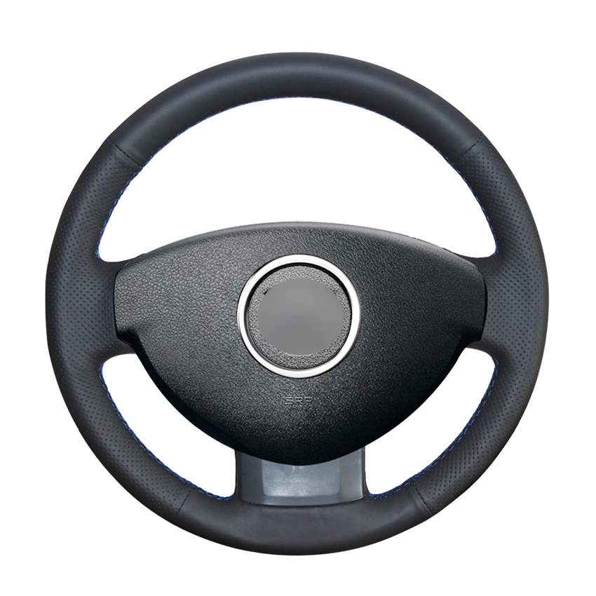 Сшитая вручную черная искусственная кожа для Renault Duster Dacia 2011 2012 2013 2014 2015|Чехлы на