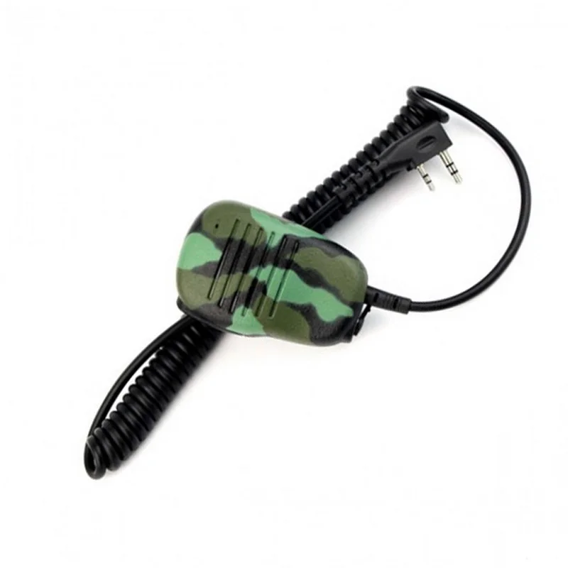 2PIN камуфляж ручной Динамик микрофон для Baofeng UV-5R двухстороннее радио портативная