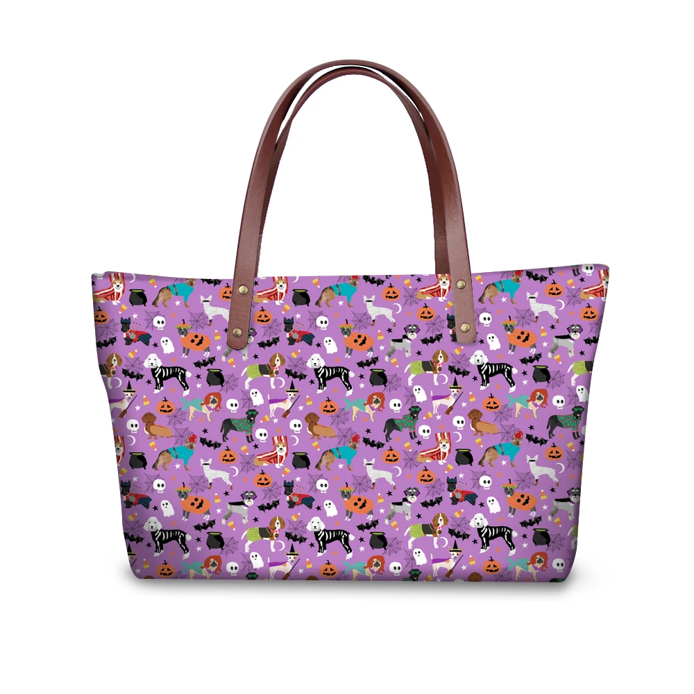 ELVISWORDS собачки Хэллоуин женские сумки роскошные дизайнерский клатч с кошельками