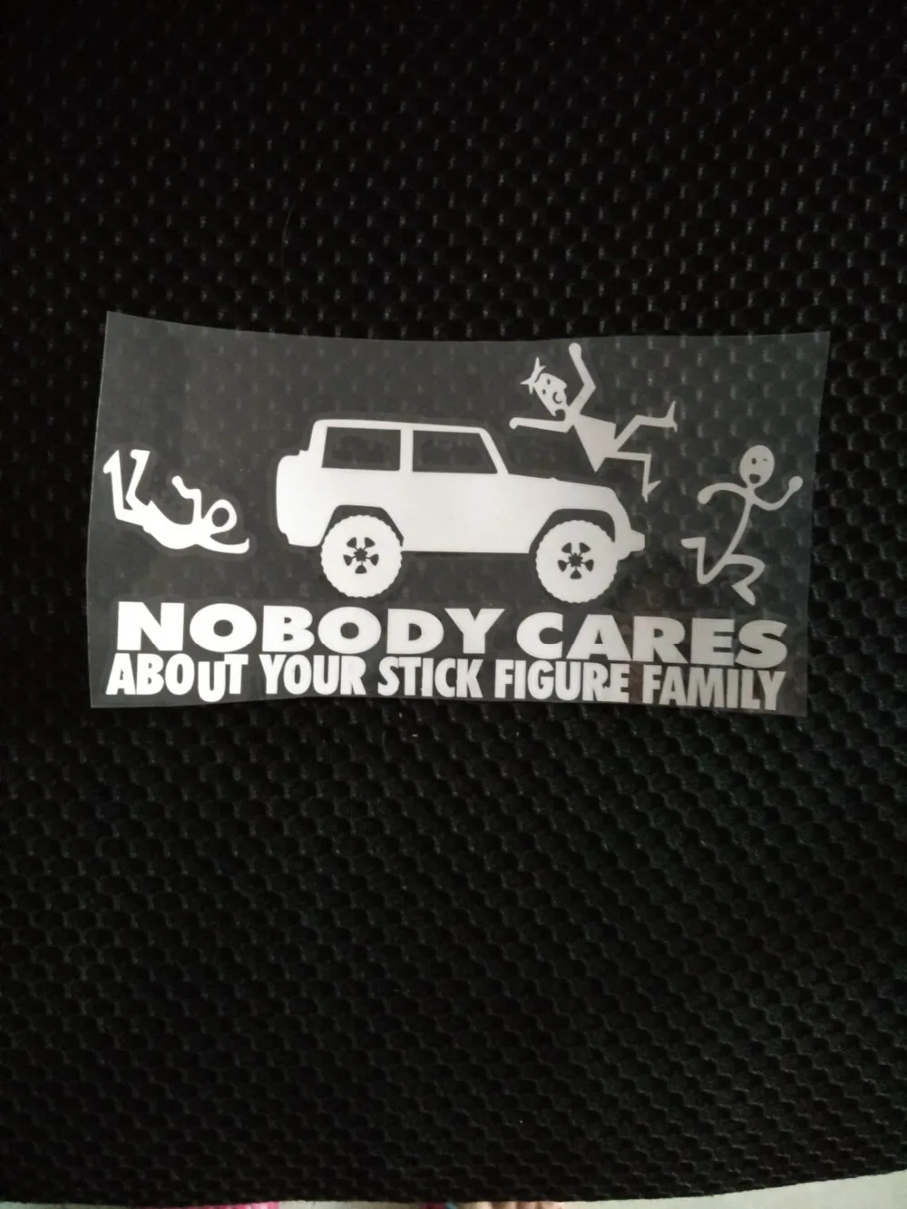 (50 шт./лот) Оптовая торговля семья никто о вашей палке фигура грузовик смешные