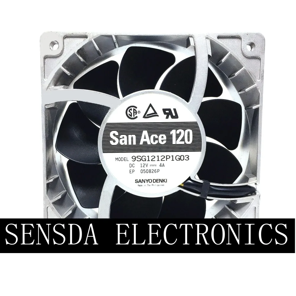 

Вентилятор для Sanyo 12 см, вентилятор 12038 12 В 4A 9SG1212P1G03 120*120*38 мм