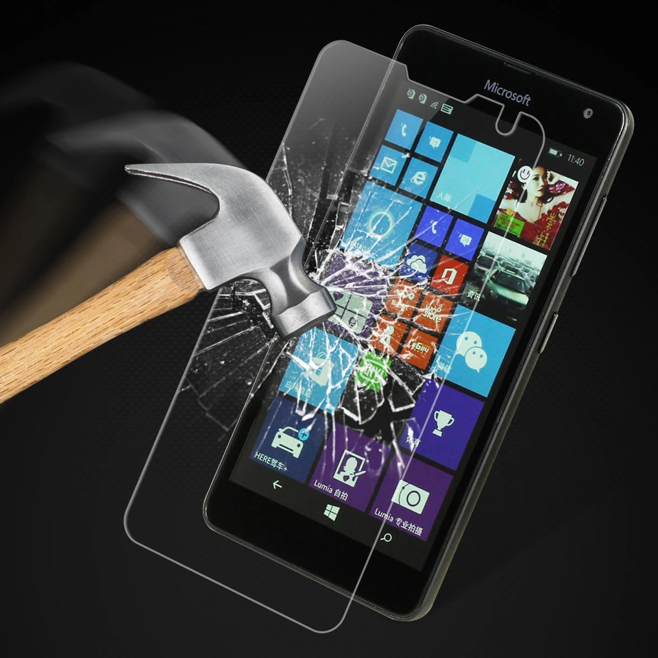2 шт. Защита экрана для стекла Lumia 535 закаленное стекло Nokia пленка телефона microsoft nokia