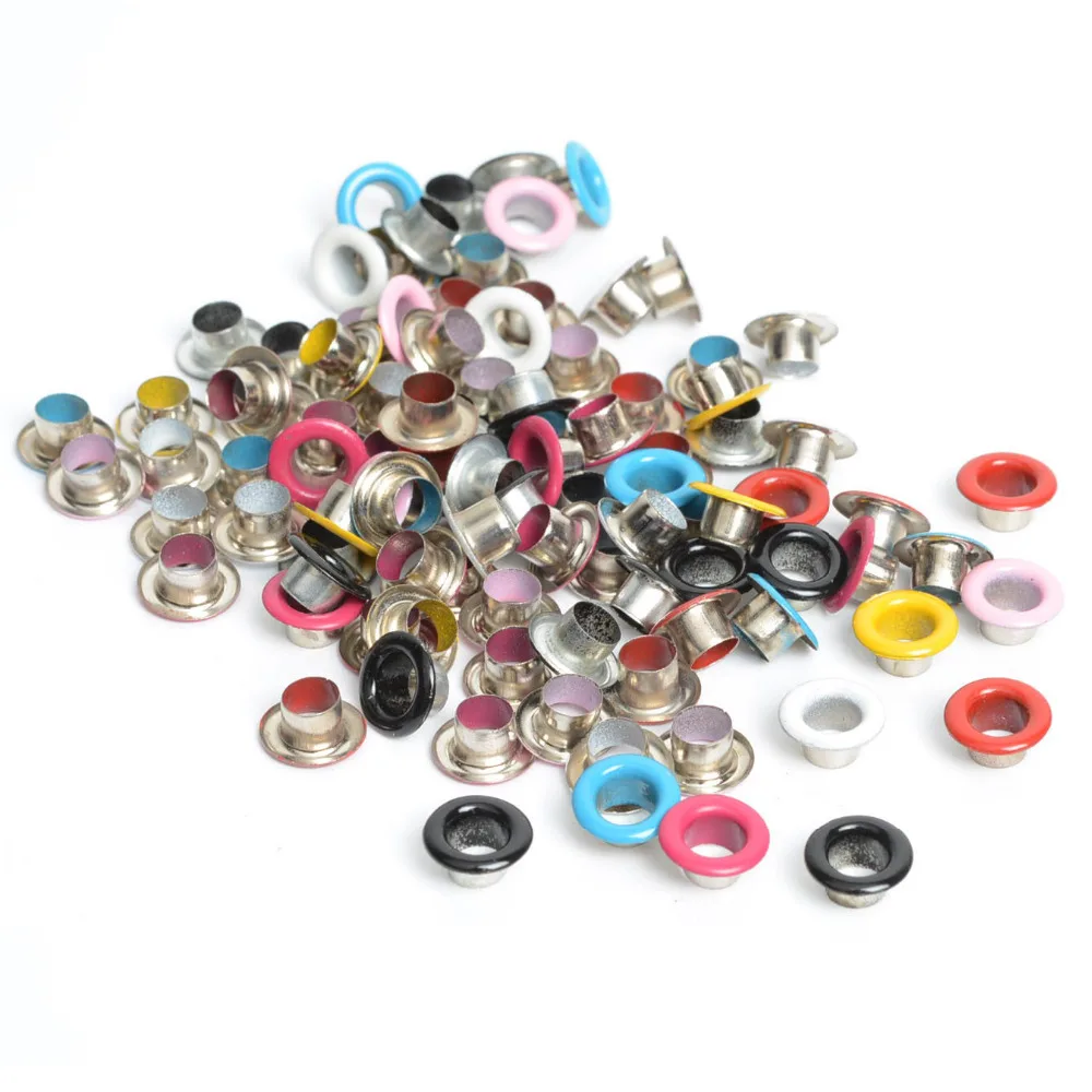 Металлические люверсы для украшения одежды 600 шт. создание карт аксессуары шитья