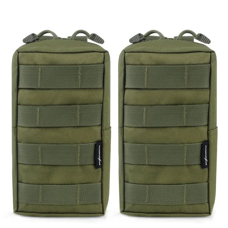 OD 2 шт. Тактический аксессуар EDC Molle Сумка Утилита Сумка гаджет упаковка для снаряжения военный жилет поясная упаковка Открытый страйкбол телефон Органайзер - Цвет: OD