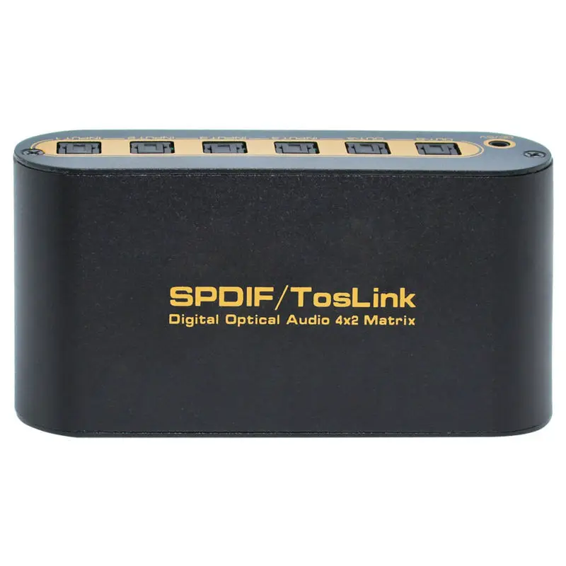 10 PCS NEW High Quality Portable SPDIF / Toslink Digital Optical Audio 4 Inputs 2 Outputs * True Fiber Matrix with Remote | Безопасность
