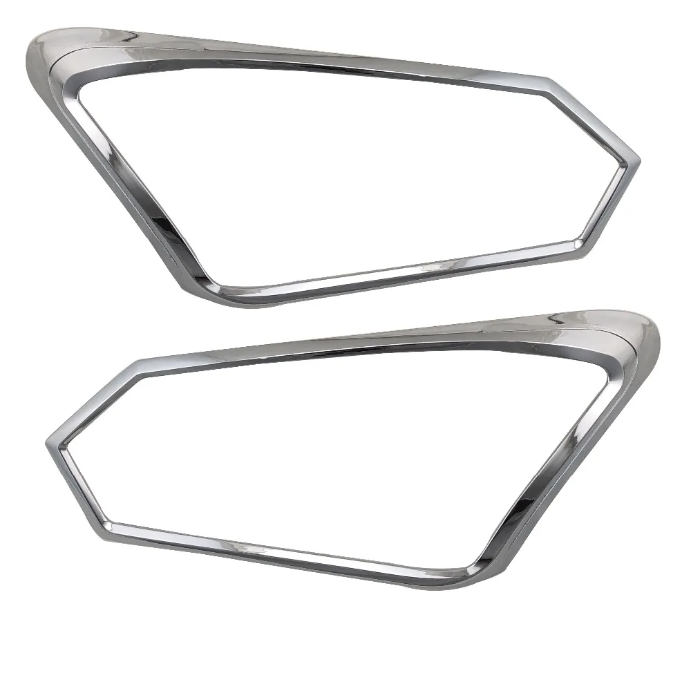 

High-quality Head Light Lamp Cover Trim Frame Protector Sticker Car Styling Accessory 2PCS For Isuzu D-Max 2015 2016 2017 2018
