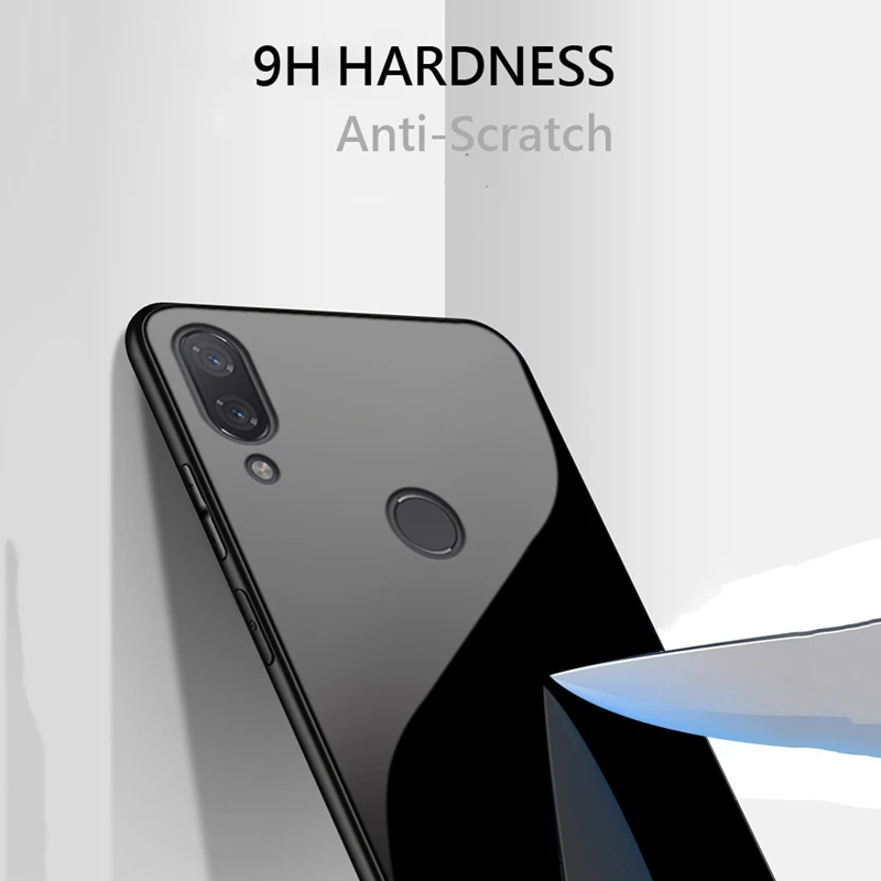 Tempered Glass Case for Samsung Galaxy A2 Core A70 A50 A40 A40S A30 A20 A20E Soft TPU Edge Anti Fall For M20 M10 |