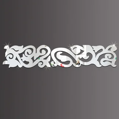 

Decorative 3DAcrylic Mirror Wall Stickers, for TV Backdrop Sofa WallLiving Room Bedroom Decor DIY Wall Art