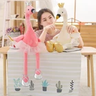 Милый лебедь и фламинго, плюшевые игрушки с короной, животные, плюшевые игрушки, детские игрушки, детские игрушки, домашний декор