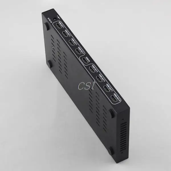 Высокое качество 8-портовый HDMI Splitter 3D 1 x 8 переключатель в коммутатор для аудио HDTV