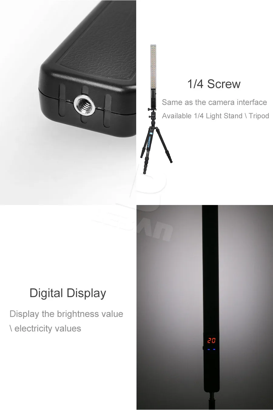 Yongnuo YN360 Pro светодиодный видео светильник 360 шт 3200 K-5500 K RGB SMD лампа полноцветная