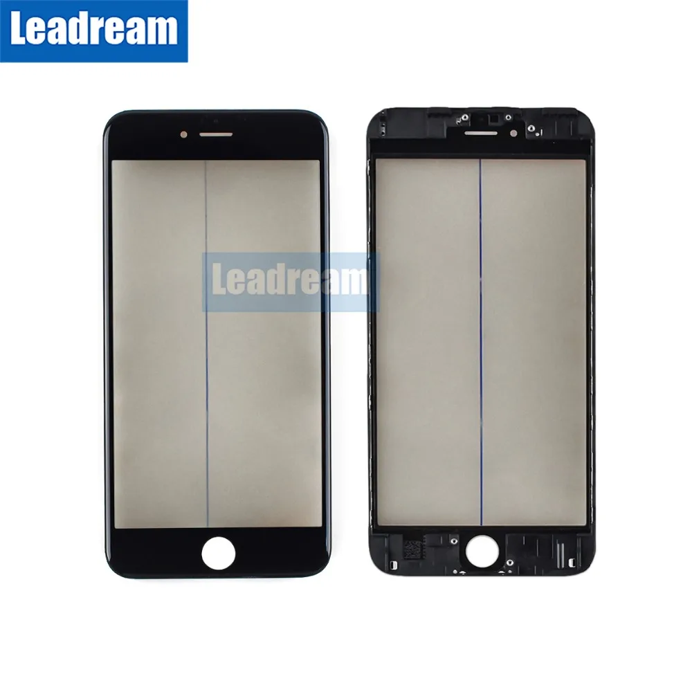 Leadream 10 шт. 4 в 1 передняя внешняя стеклянная крышка для iPhone 6 6S Plus переднее стекло с