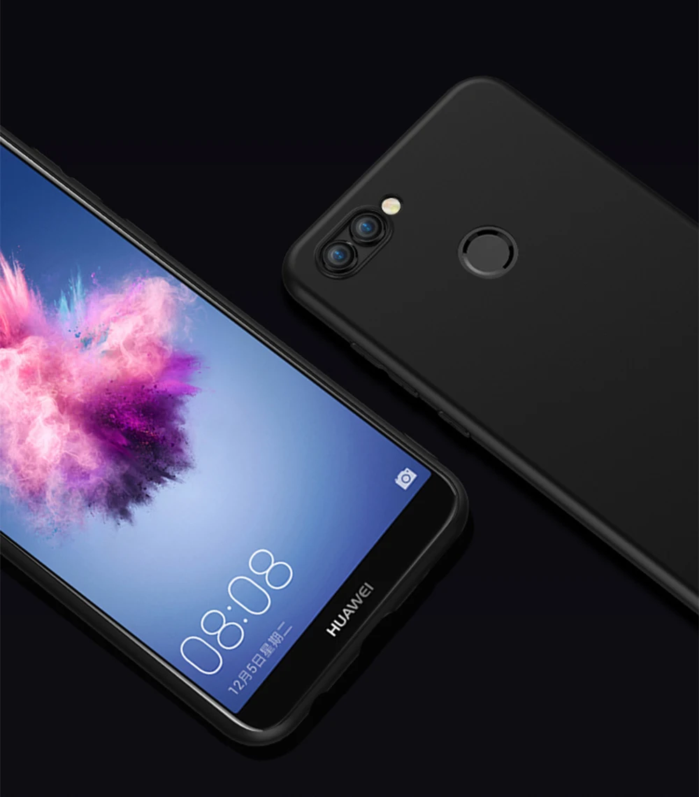 Для huawei P Smart чехол P Smart бампер противоударный защитный чехол матовый Силиконовый из ТПУ чехол для huawei P Smart