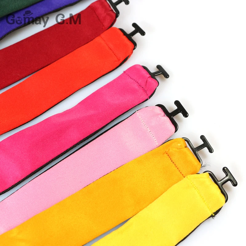 Fashion Commercial Mens Bowties For Men Plain Sold Color Silk Self Bow ties High Quality Multicolor Pre-tied For Wedding Party