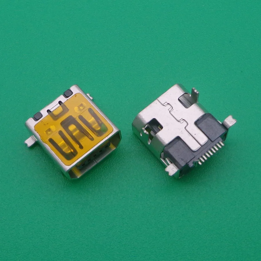 100 шт./лот бесплатная доставка мини 10 Pin USB гнездовой разъем v3 порт зарядки питания