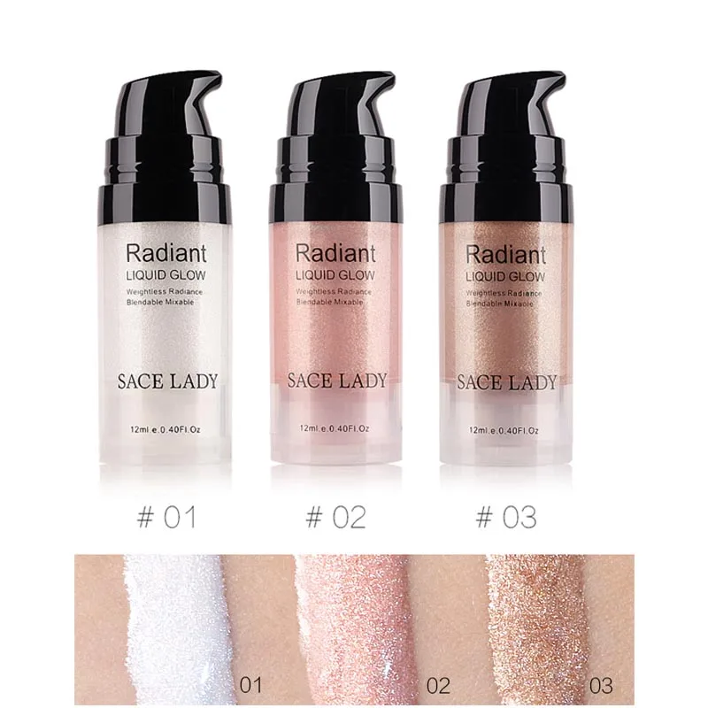 Макияж для лица, хайлайтер осветитель светящийся Набор Make Up Осветляющий крем с мерцающим эффектом для лица бронзант, контур косметический