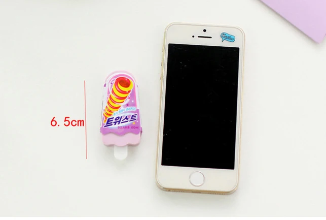 1 шт. новый высококачественный милый ластик для мороженого школьные резинки