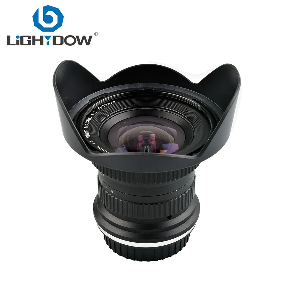 

Lightdow 15mm F4 F4.0-F32 Ultra Wide Angle 1:1 Macro Lens for Canon Nikon Digital SLR DSLR Cameras