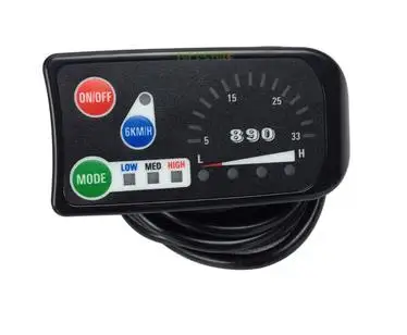 Фото 24 v ou 36 v ou 48 v Velo Electrique KT светодиодный 890 Panneau de Commande Electrique Pieces De Velo №1