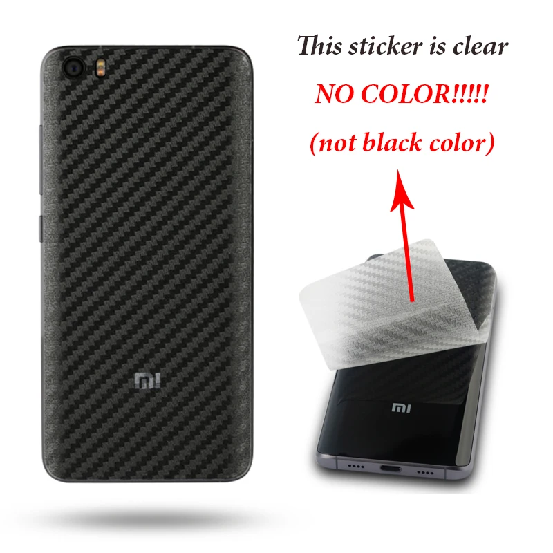 For Xiaomi Mi/A1/Mi5/Max/Mix/Note 2/Mi5c/Mi5s/Plus/Mi4c/Mi4s Camera Protector Carbon Fiber Back Sticker Rear Protection Cover | Мобильные