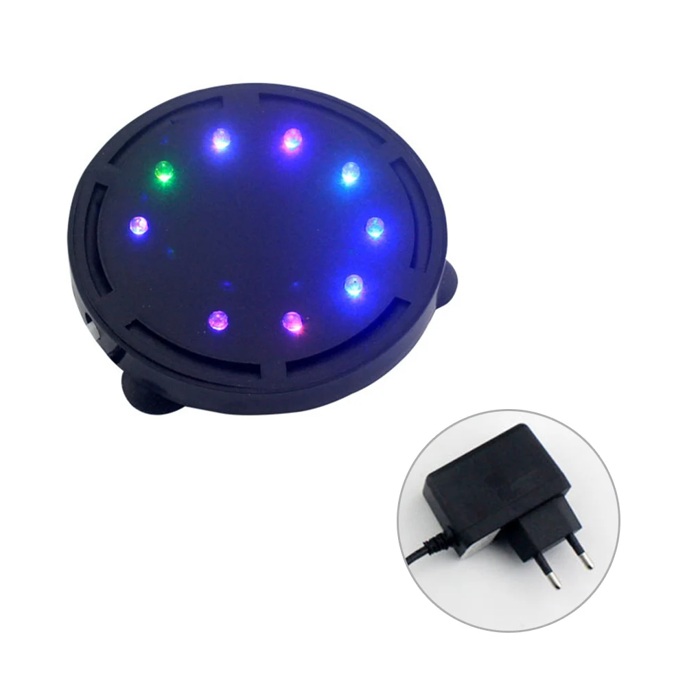 Underwater Submersible Round LED Air Bubble Light Aquarium Fish Tank Decor Lamp New | Дом и сад