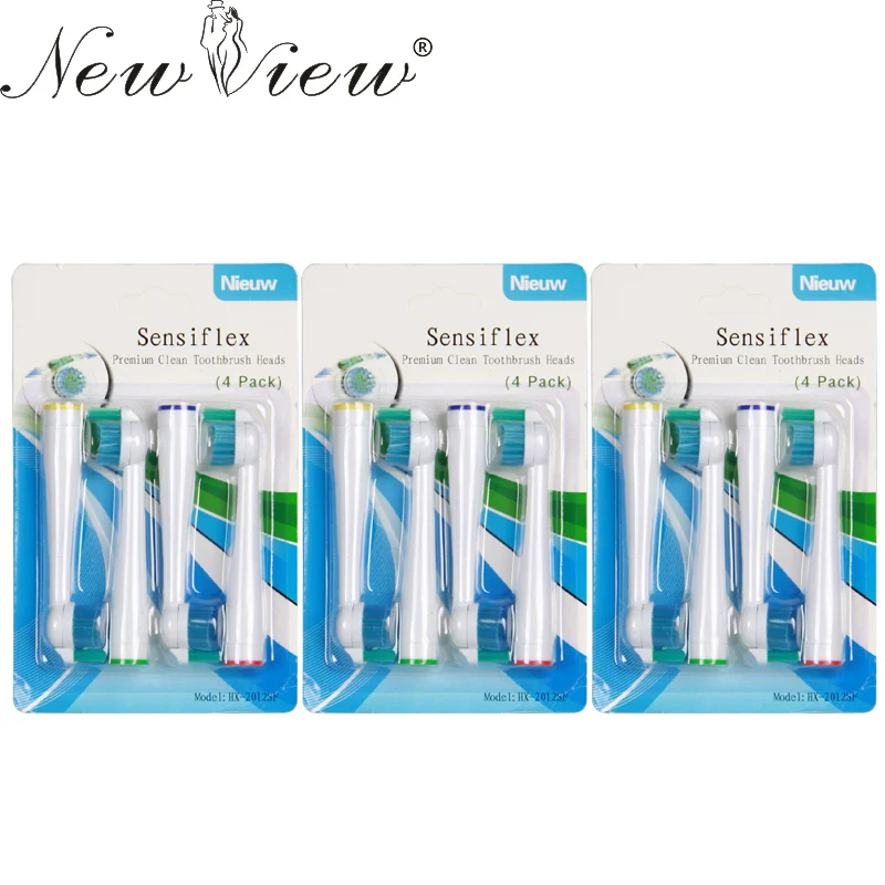Newview 12 шт. Замена Электрические зубные щётки головки для Philips Soni Средства ухода за