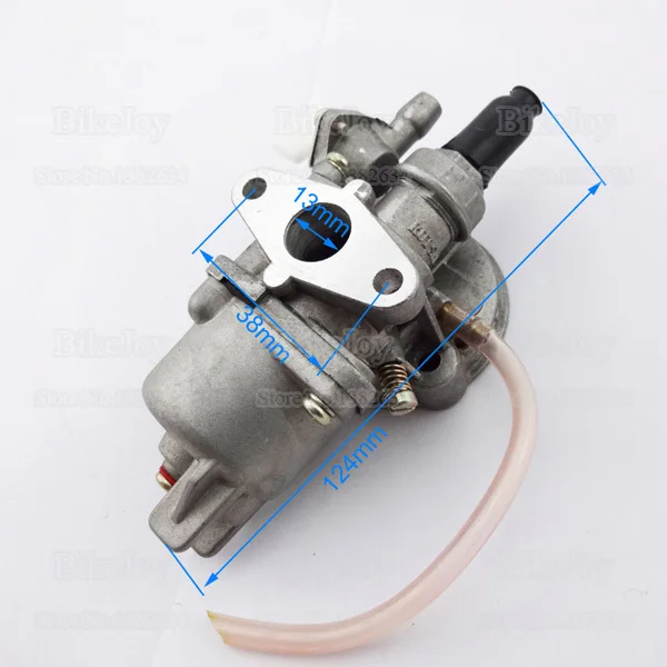 Карбюратор красный газовый с тросиком дроссельной заслонки для 47cc 49cc