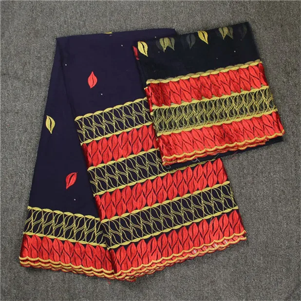 2017 Розовый африканских вышивка кружевной ткани Высокое Качественный хлопок