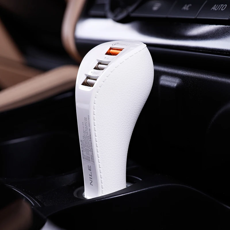 Nile горячая Распродажа универсальная умная Быстрая зарядка QC 3 0 USB автомобильная