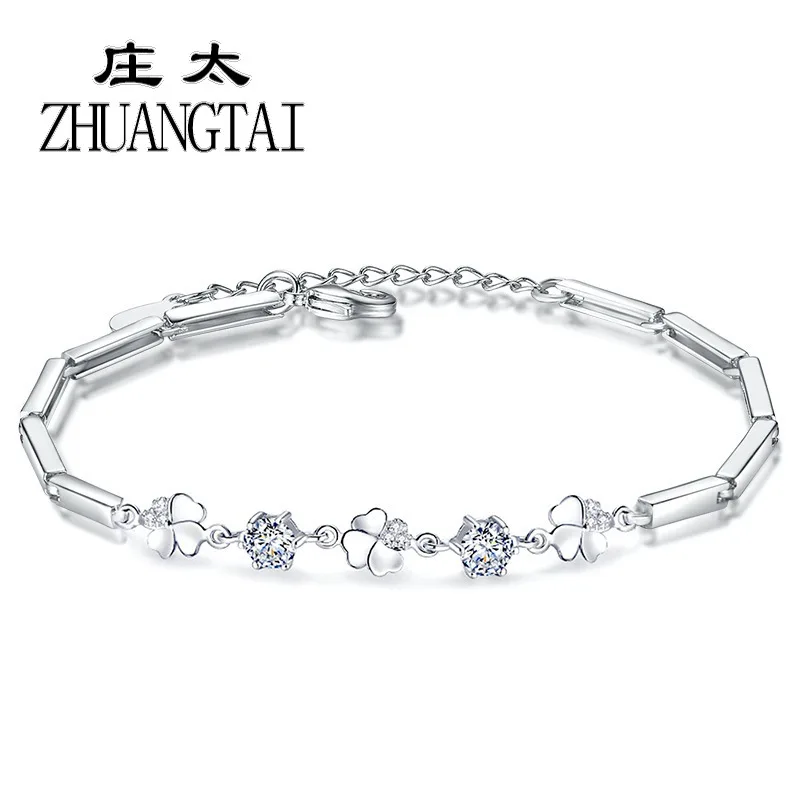 ZHUANGTAI ювелирные изделия Модные гвоздики цветок браслеты для женщин фиолетовый