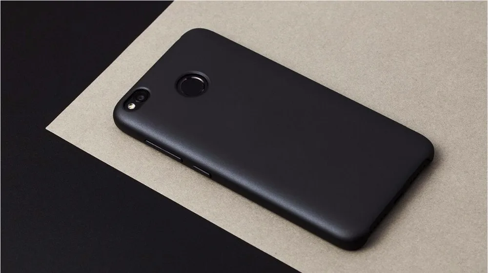 Бархатный Чехол для Xiaomi Redmi 4X 100% оригинал Материал: жесткий пластик + волокно