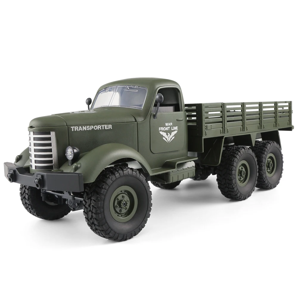 JJRC Q60 6WD RC Внедорожник военный грузовик Наклонный самолет