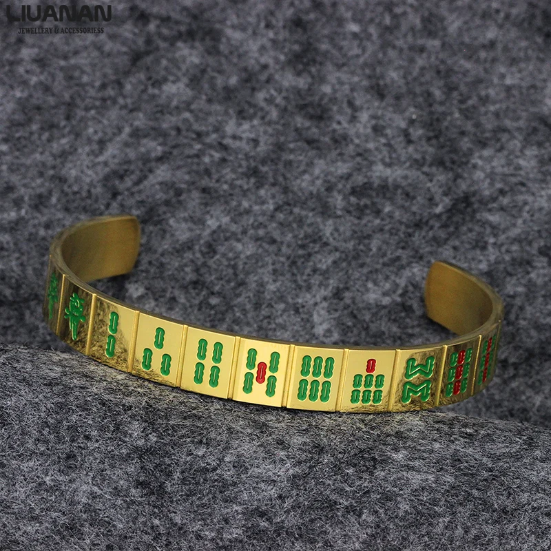 Счастливый браслет маджонг (Mah Jong Mahjongg Mah-Jongg Mah Jongg) на запястье удача ювелирные