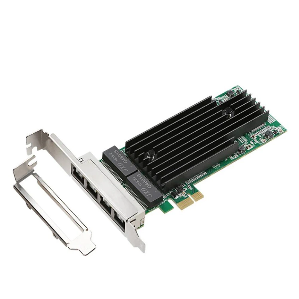 

Gigabit Ethernet Server card 10/100/1000Mbps LAN PCI-E x14 Adapter 4 Port RJ45 Expansion port Interface Controller for Computers