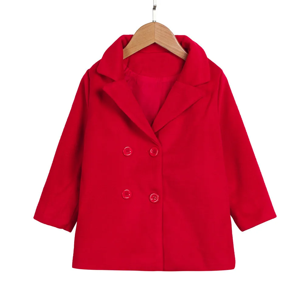 ARLONEET Girls Jackets Cloak Children Outerwear Autumn Winter Warm Thick Coat Kids Clothes Outfit Button BFOF | Детская одежда и