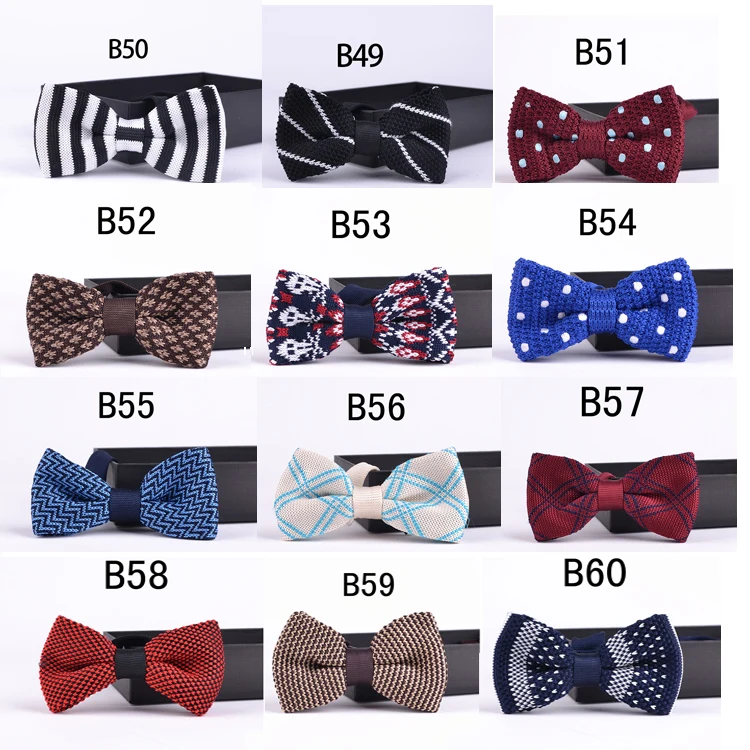 Стильная Вязаная бабочка модная ярко зеленая с белой полосой бабочкой галстук