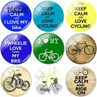TAFREE Love Велоспорт картина Ювелирные изделия и аксессуары сохраняйте спокойствие круглый стеклянный кабошон спортивный подарок