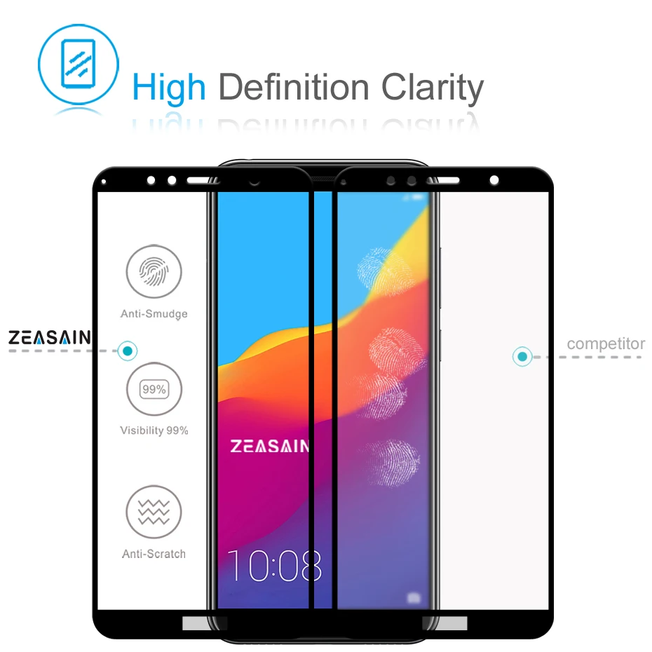2 шт. в упаковке, Оригинальная защитная пленка ZEASAIN для huawei Honor 7A Honor7A Pro 7 A Pro, закаленное стекло 9 H, защитная пленка