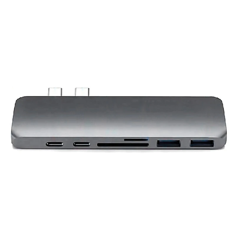 Thunderbolt 3 7в1 Type C к Hdmi док станция кардридер Usb3.1 зарядный адаптер 4K для Macbook Pro