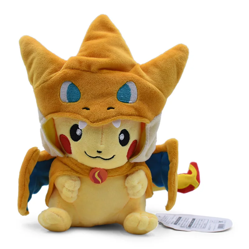 18-22 см мультфильм Пикачу Косплей плюшевый Чаризард игрушки Аниме Peluche мягкие детские куклы подарок для детей