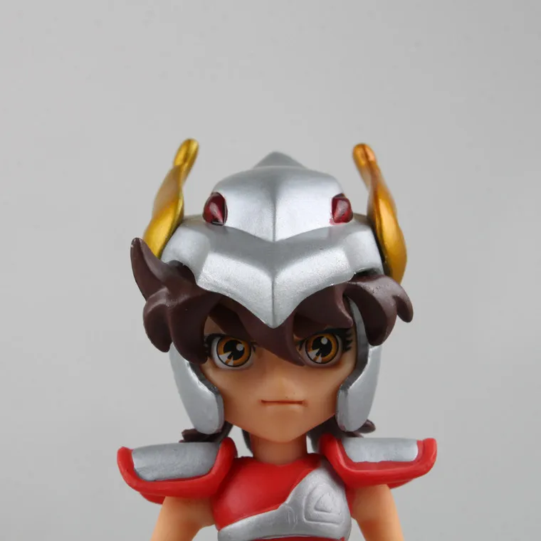 HKXZM Аниме Фигурка 10 см 5 шт./компл. Saint Seiya Ikki Shiryu Hyoga Сейя Сюн ПВХ Фигурки Модель