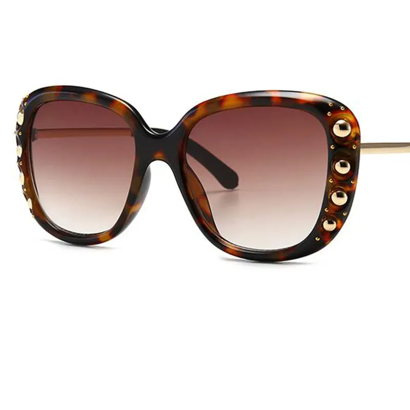 Солнцезащитные очки унисекс с шипами квадратные женские модные 2020 роскошные