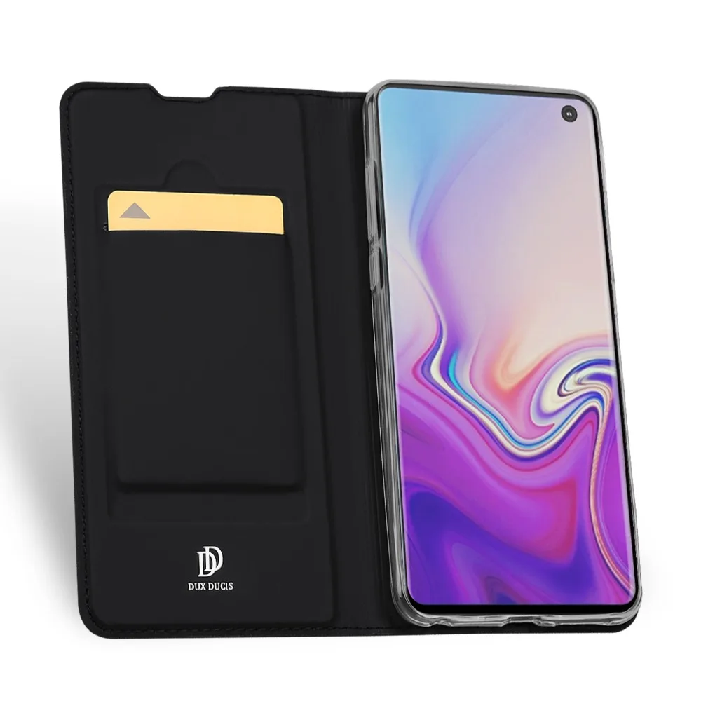 Модный Роскошный кожаный чехол для Samsung Galaxy S10 6 1 дюйма с откидной крышкой из