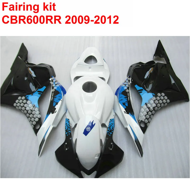 Комплект обтекателей из АБС пластика для HONDA CBR600RR 2009 2011 2012 синие белые черные